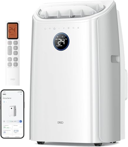 7500 BTU Portable Air Conditioner, 3-in-1 Cooling, Fan & Dehumidifier, Smart App, Voice & Remote Control, Universal Window Kit